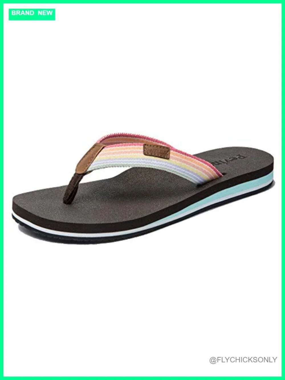 Women's Orthotic Flip Flops, Casual Comfortable Yoga Mat Thong Sandal with Arch